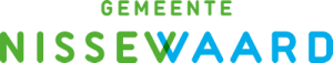 Logo van gemeente Nissewaard met groene en blauwe letters op witte achtergrond.